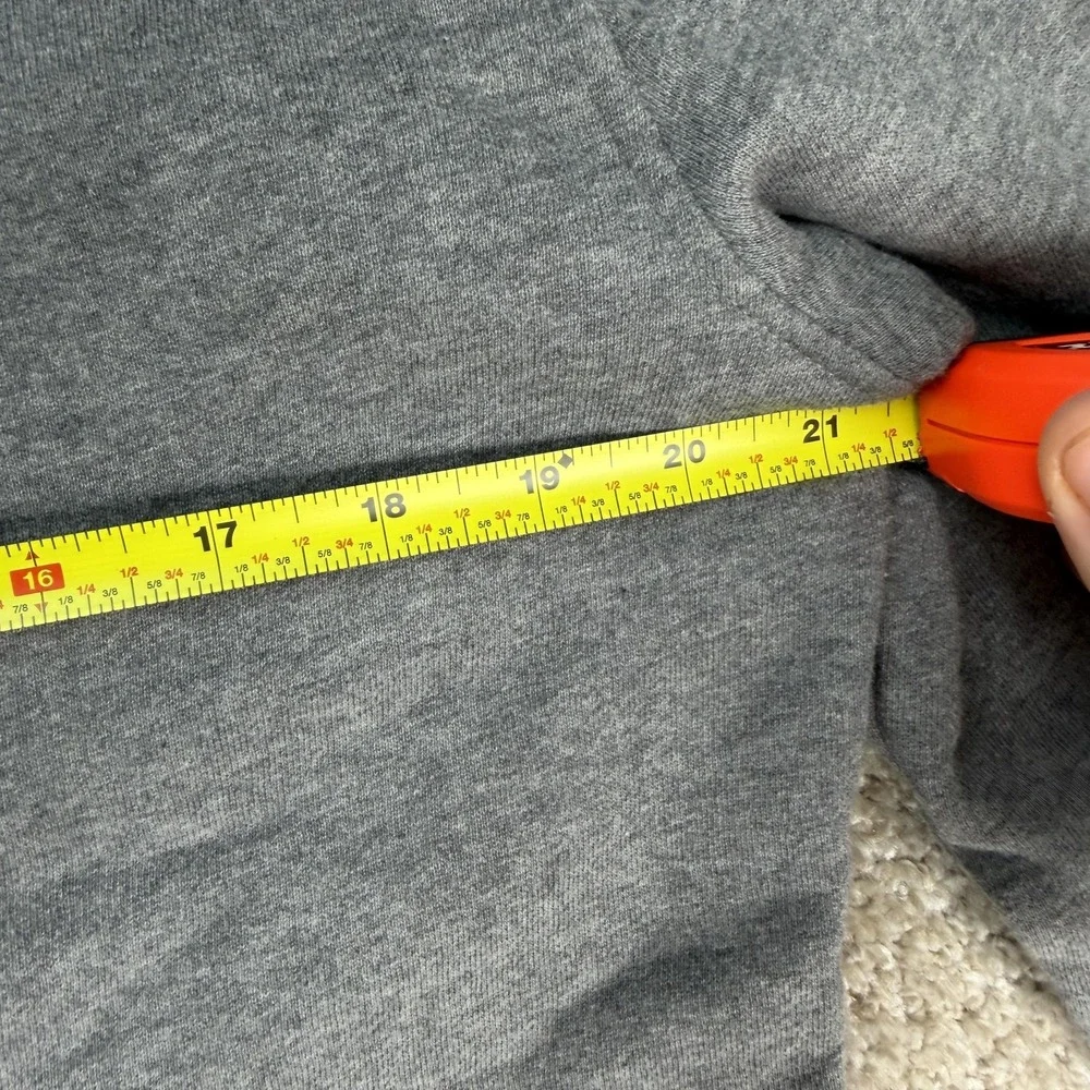 Banana Republic Sweatshirt Mens Large Gray Fleece Pullover Crewneck Sweatshirt